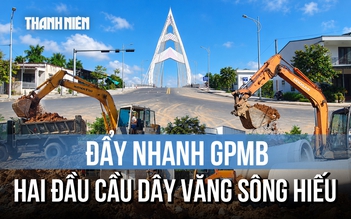 Quảng Trị cấp tốc giải phóng mặt bằng, thi công đường hai đầu cầu dây văng sông Hiếu