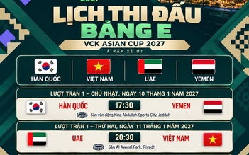 Lịch thi đấu chi tiết bảng E Asian Cup 2027 mới nhất: Việt Nam không phải đá đêm bất kỳ trận nào Lịch thi đấu chi tiết bảng E Asian Cup 2027 mới nhất: Việt Nam không phải đá đêm bất kỳ trận nào