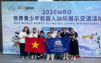 Học sinh tiểu học đoạt giải nhất cuộc thi robotics quốc tế Học sinh tiểu học đoạt giải nhất cuộc thi robotics quốc tế