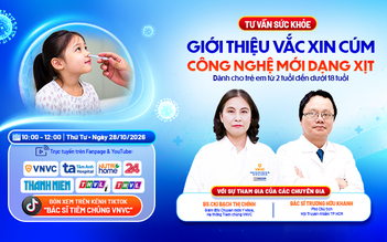 Giới thiệu vắc xin cúm công nghệ mới dạng xịt