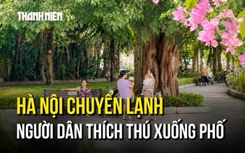 Thu Hà Nội gõ cửa, nhiều người dân hào hứng ra đường