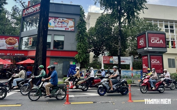 Sau gần 1 tuần xe máy đi 2 chiều, đường Võ Văn Tần giờ ra sao?