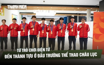 Từ trò chơi điện tử đến thành tựu ở đấu trường thể thao châu lục