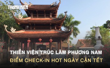 Giới trẻ miền Tây mê mệt ‘phim trường ảnh tết’ trong Thiền viện Trúc Lâm phương Nam