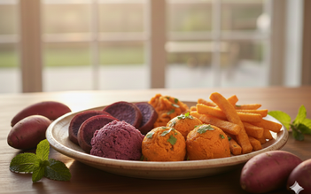 Khoai lang tím hay cam tốt cho sức khỏe và giàu dinh dưỡng hơn?