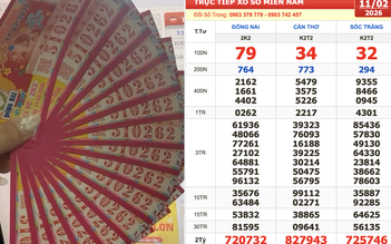 Xổ số miền Nam ngày 11 tháng 2: Người trúng số đài Đồng Nai xuất hiện