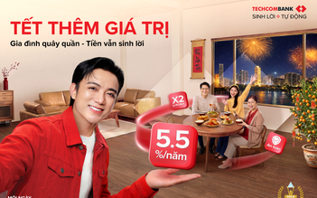 Tiền không thể ngủ yên dịp Tết - Techcombank Sinh Lời Tự Động tối ưu tới 5.5%/năm