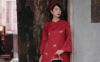 Nâng tầm khí chất cổ điển ngày tết với băng đô đỏ