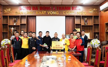 CLB Thanh Hóa được CĐV ủng hộ gần 400 triệu đồng: Cái tết chứa chan tình cảm
