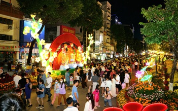 Cần Thơ: Đường hoa nghệ thuật dài hơn 300m mở cửa đón khách