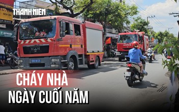 Cháy nhà trên Tỉnh lộ 10 ngày 29 Tết