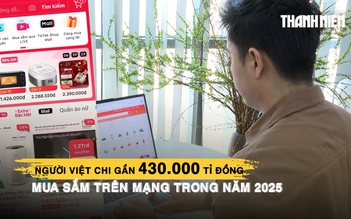 Mua sắm online quá tiện lợi, người Việt chi gần 430.000 tỉ đồng năm 2025