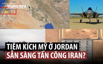 Chiến đấu cơ Mỹ dồn dập đến Jordan để chuẩn bị tấn công Iran?