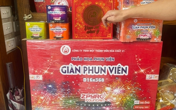 Từ 15.3, doanh nghiệp thuộc Bộ Công an được sản xuất pháo hoa nổ