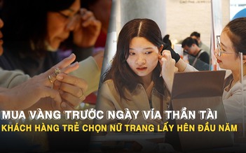 Mua vàng trước ngày vía Thần Tài: Khách hàng trẻ chọn nữ trang lấy hên đầu năm