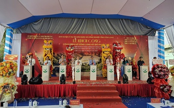 Khởi công bờ kè nằm trong gói thầu 4.000 tỉ đồng ở Vĩnh Long