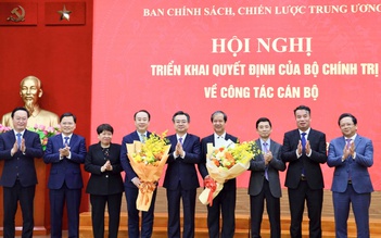 Ông Nguyễn Kim Sơn, Nguyễn Sỹ Hiệp giữ chức Phó ban Chính sách, chiến lược Trung ương