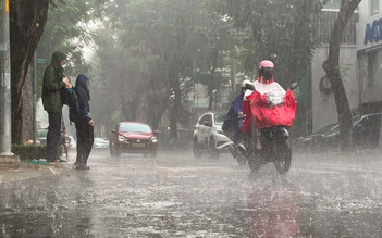 Cảnh báo mưa lớn, giông mạnh ở miền Trung, Nam bộ