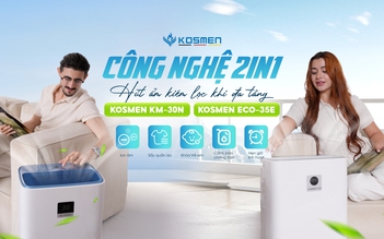 Kosmen - Máy hút ẩm 2in1 cho mùa nồm khô thoáng, bảo vệ sức khỏe 