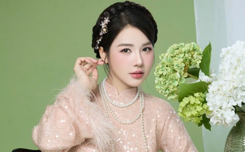 Áo dài sequin, denim, vải ren... làm mới mùa tết 2026