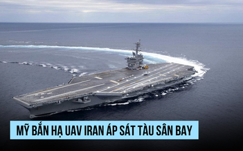 Mỹ diệt UAV Iran áp sát tàu sân bay trên biển Ả Rập