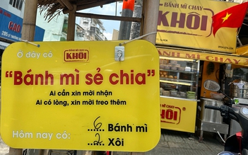 Lan tỏa trên mạng xã hội: 'Bánh mì sẻ chia' ở TP.HCM