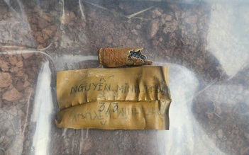 Quảng Trị: 2 hài cốt liệt sĩ được về quê nhờ những dòng chữ trên di vật