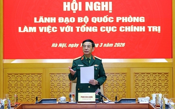 Đại tướng Phan Văn Giang làm việc với Tổng cục Chính trị về nhiệm vụ năm 2026