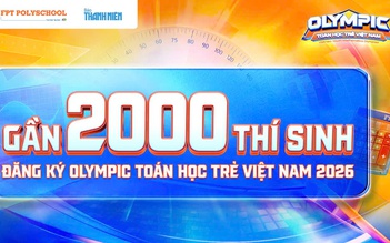 Gần 2.000 thí sinh đăng ký Olympic Toán học trẻ Việt Nam