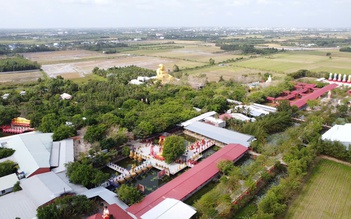 Ngôi chùa lớn nhất Cần Thơ với nhiều tượng Phật 'khủng'