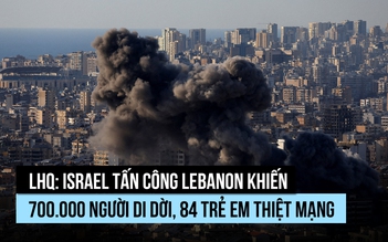 84 trẻ em thiệt mạng ở Lebanon vì Israel oanh tạc
