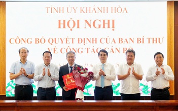 Ban Bí thư chuẩn y ông Trần Hòa Nam vào Ban Thường vụ Tỉnh ủy Khánh Hòa