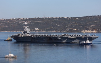 Cháy trên tàu sân bay USS Gerald R. Ford đang tham gia chiến dịch chống Iran