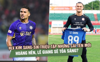 HLV Kim Sang-sik triệu tập những cái tên mới lên đội tuyển: Hoàng Hên, Lê Giang sẽ tỏa sáng?