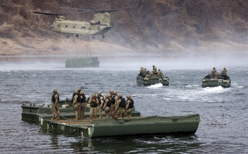 Triều Tiên phóng loạt tên lửa giữa lúc Mỹ - Hàn tập trận