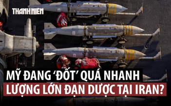 Mỹ tiêu hao lượng đạn dược ‘dùng được nhiều năm’ trong cuộc chiến chống Iran