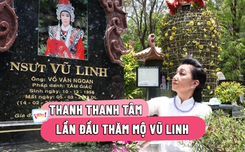 Thanh Thanh Tâm viếng mộ Vũ Linh, bật khóc nhớ kỷ niệm xưa