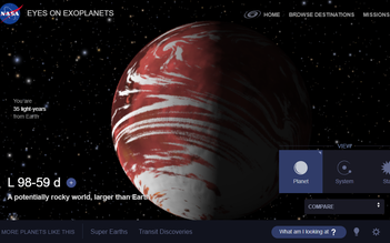 Phát hiện hành tinh bốc mùi trứng thối?