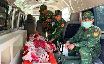 Biên phòng Đà Nẵng xuyên biên giới cứu sản phụ người Lào sinh khó