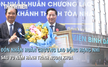 70 năm hành trình ngoại khoa, Bệnh viện Bình Dân đón nhận Huân chương lao động hạng nhì