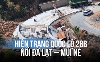 Hiện trạng quốc lộ 28B - cung đường mới đi Đà Lạt trước ngày về đích