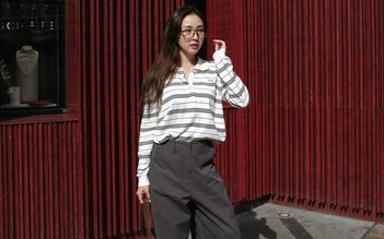 Họa tiết kẻ sọc ngang tạo điểm nhấn cuốn hút cho mọi bản phối