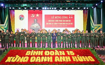 Binh đoàn 15 đón nhận danh hiệu Anh hùng Lực lượng vũ trang nhân dân