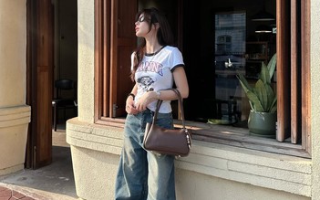 Trang phục dạo phố cá tính không thể thiếu áo baby tee