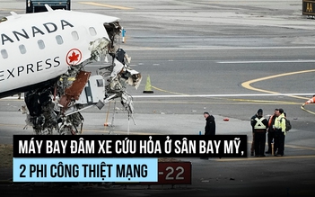 Máy bay đâm xe cứu hỏa giữa tình trạng thiếu nhân lực tại sân bay Mỹ