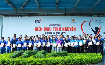 15 năm chương trình hiến máu tình nguyện ‘Niềm vui từ lòng nhân ái’