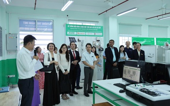 Doanh nghiệp đầu tư tiền tỉ đưa công nghệ 'chuẩn nhà máy' vào trường nghề