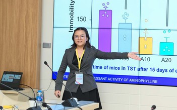 Sinh viên ngành y báo cáo bằng tiếng Anh, tiếng Pháp tại hội nghị khoa học