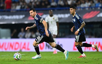 Messi thi đấu hiệp 2, Argentina thắng sít sao Mauritania chạy đà World Cup