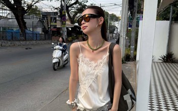 Áo phối ren mang đến vẻ đẹp nửa kín nửa hở